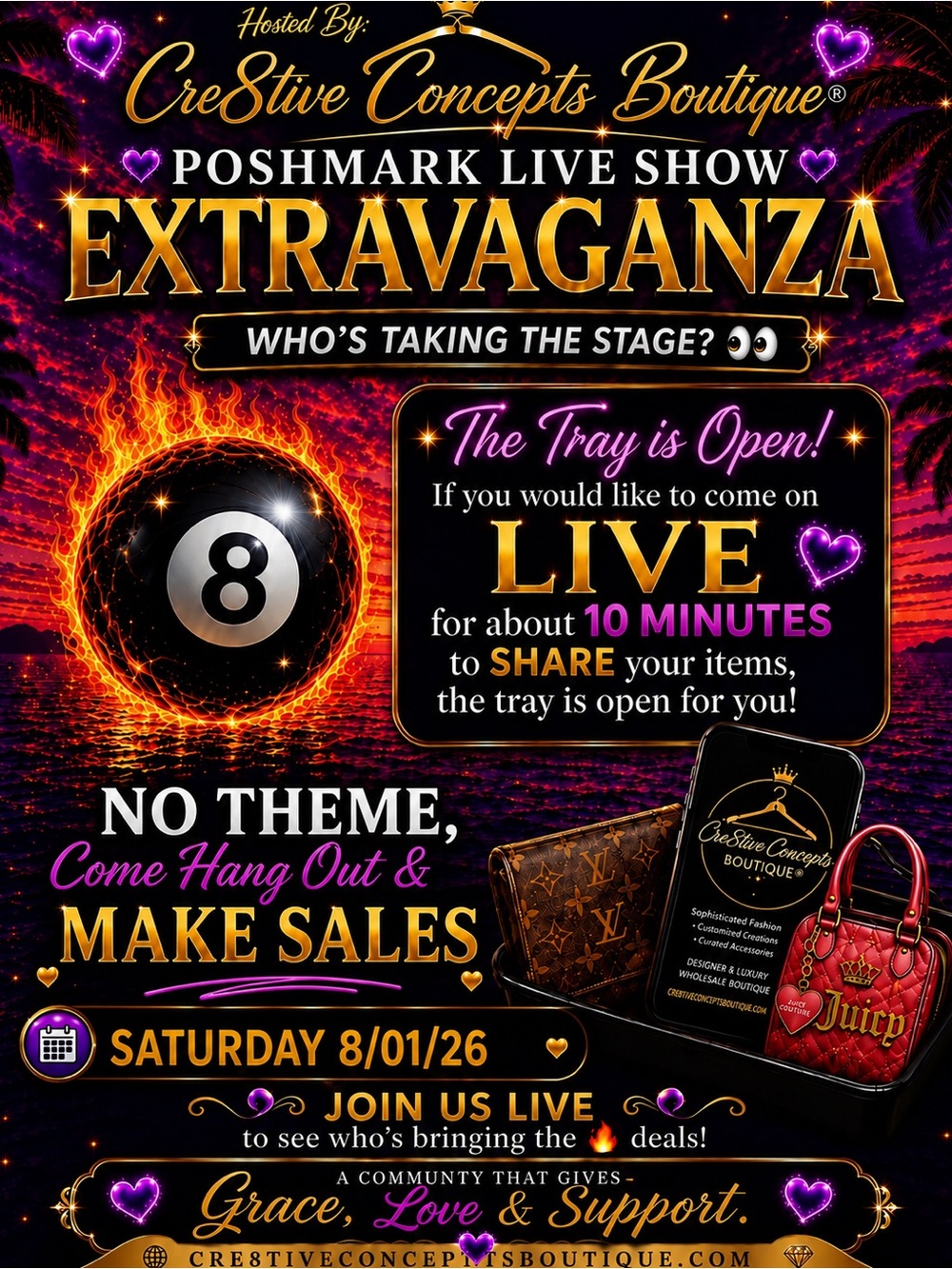 🛥️8/01- CST-4th Yacht’s Extravaganza Community Share Show Network Event